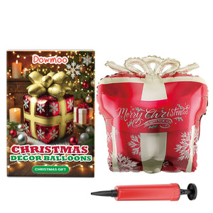 Dowmoo Christmas Balloons: Standing Santa Claus, Reindeer, and Christmas Tree Balloons for Festive Atmosphere Decoration