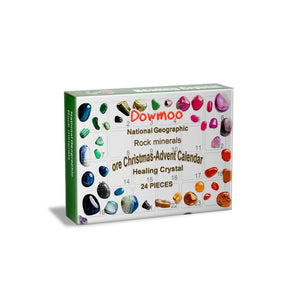 Dowmoo 24-Grid Ore Blind Box: A Christmas Holiday Surprise, a Guessing Game, and a Countdown Ore Blind Box – a small gift