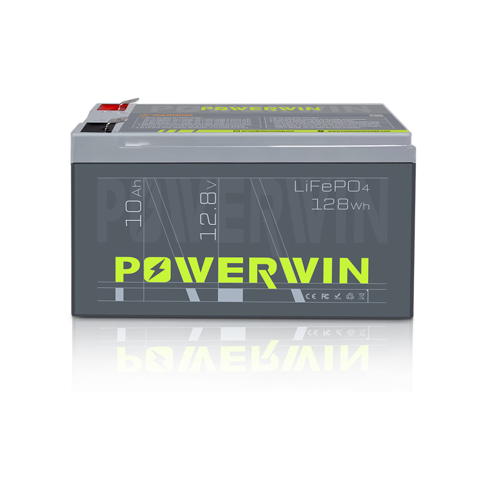 POWERWIN BT10 12V 10Ah 128Wh LiFePO4 Lithium Battery