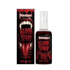Dowmoo Fake Blood Spray, Vampire Zombie Makeup, Realistic Blood for Halloween Parties, Makeup Props