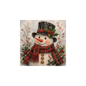 AMZ DIY Christmas Pearl Diamond Painting Art Set - Christmas Snowman, High-Quality 3D, Beginner-Friendly, Holiday-Themed, Other Toys