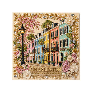 AMZ Timeless American Destination Pearl Art Set - Charleston 3D Landmark Pearl Glitter Tourist Interactive Other Toys