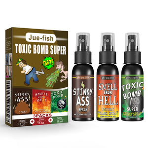 Jue Fish Stink Spray (Set) - A fun and amusing prank toy that creates a stinky, entertaining spray