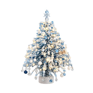 AMZ DIY Beaded Christmas Tree Kit (White) – a fun, handmade holiday craft for parents and children, and it can also be used to store other toys