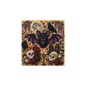 DOWMOO Halloween DIY Pearl and Diamond Art Set: Bat, Resin Pearl, Layered Glitter, and Other Toys