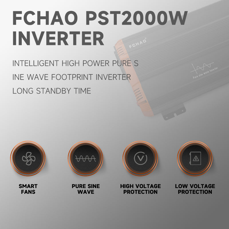 POWERWIN FCHAO PST series pure sine wave inverters — 2000W 12V / 2500W ...