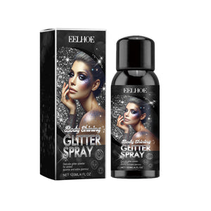 EELHOE Stage Makeup Glitter Spray Highlighting Spray Natural Three-Dimensional Long-Lasting Brightening Glitter Powder