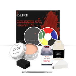 EELHOE Halloween Makeup Set Halloween Atmosphere Makeup Palette Tool Set