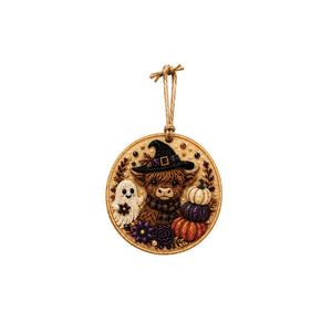 AMZ DIY Halloween Pearl and Diamond Painting Pendant – Easy for Beginners, Perfect for Parent-Child Interaction, No Tools Needed for Decorating the Pendant