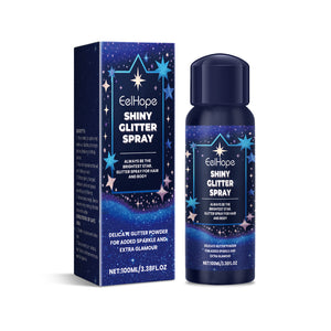 Eelhope Body Glitter Spray, Face, Collarbone, and Hair Highlighting Spray, for a Sparkling Look at Parties and Festivals