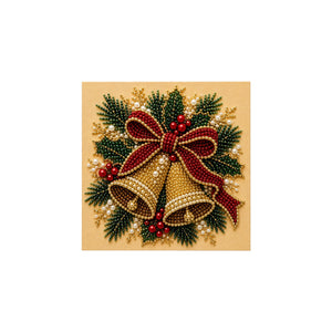 AMZ DIY Christmas Pearl Diamond Painting Kit - Christmas Bells, Easy-to-Make, High-Quality Pearl 3D, Other Toys