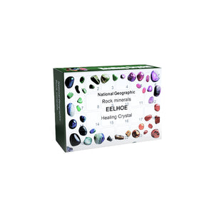 EELHOE 24-Compartment Ore Blind Box, Green Christmas Surprise, Guessing Game, Small Gift Blind Box