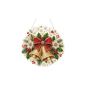 AMZ Christmas Art Ornament Set - Christmas Bells, featuring fun and unique designs for festive decorations, creating a delightful holiday atmosphere