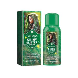 Eelhope Colorful Highlighting Glitter Spray Party Hair and Body Spray Shimmer Highlighting Glitter Spray