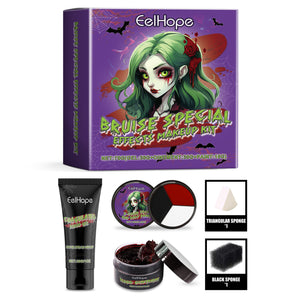 EelHope Halloween Vampire Makeup Kit Holiday Party Painted Dress-Up Makeup Masquerade Tools