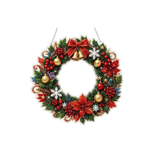 AMZ Diamond Art Hanging Ornament Set - Bell Garland, Halloween, Christmas, Thanksgiving, Home Door Hanging Decoration, Family Interactive Activity