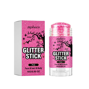 zephoco Halloween Shimmering Makeup Stick (Pink) – Create a Halloween look with this shimmering makeup stick