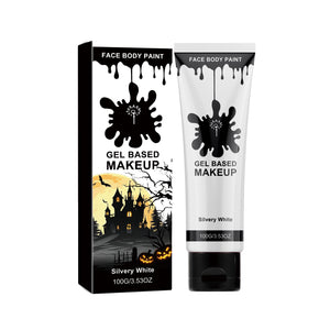 AMZ Halloween Body Paint (White) – Natural, easy-to-apply, and creates a high-quality, shimmering, and atmospheric makeup look for the body and face