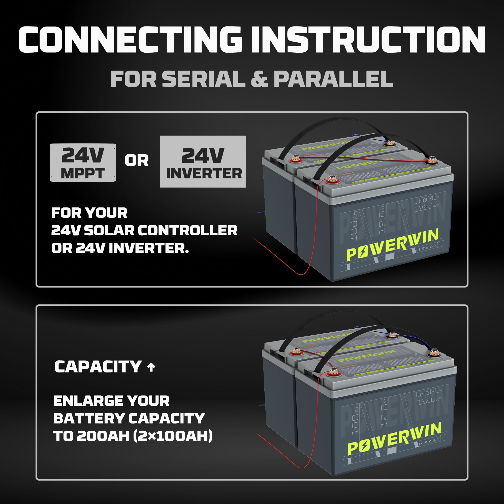 how to connect in parallel
