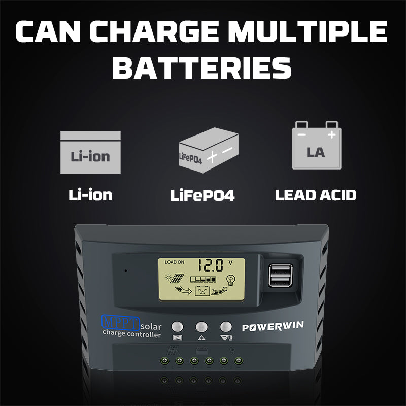 Powerwin BT100 Battery + P20 Charger + PI1200 Inverter