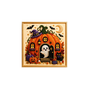 Dowmoo Halloween 3D Diamond Art Set - Ghost Pumpkin House
