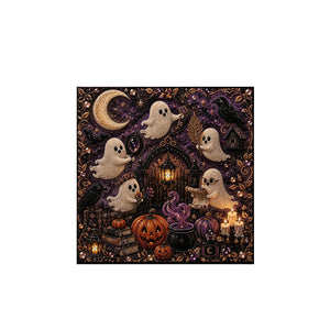 AMZ Cute Ghost Pumpkin 3D Pearl Mosaic Art Kit - Halloween Decoration - Witch