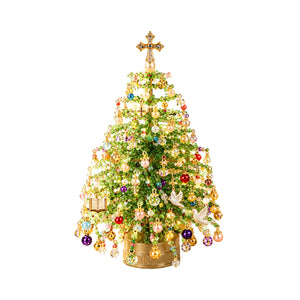 DIY Christmas tree bead kit (light green)