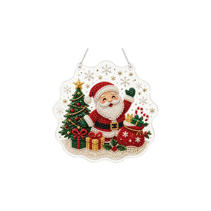AMZ Christmas Art Ornament Set - Merry Christmas, featuring fun and unique designs for festive decorations and creating a holiday atmosphere