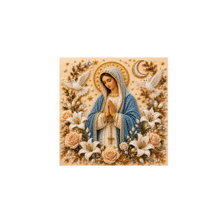 Dowmoo Christmas DIY Pearl and Diamond Art Set - Virgin Mary, an innovative design for Christmas DIY sticker decorations and ornaments