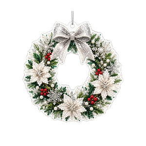 AMZ Christmas Pearl DIY Ornament Set, a set of 3D, sparkling, and dazzling Christmas ornaments made with pearls and gems