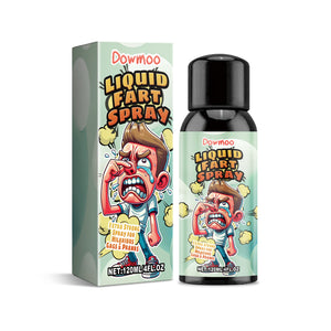 Dowmoo Prank Stink Spray, a liquid prank prop for creating a stinky atmosphere and providing entertainment