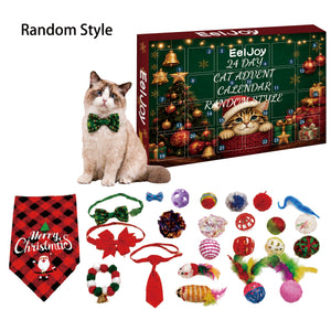 EelJoy 24 Tmall Christmas Cat Toys: Small and portable interactive toys for cats to play with during the holiday season