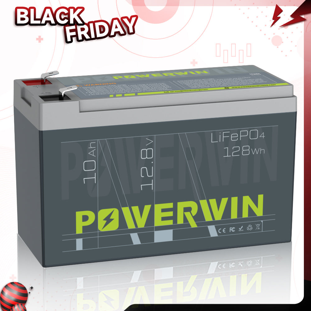 Powerwin BT10 LiFePO4 Battery Black Friday Sale – Reliable 12V Lithium Battery for Solar and RV
