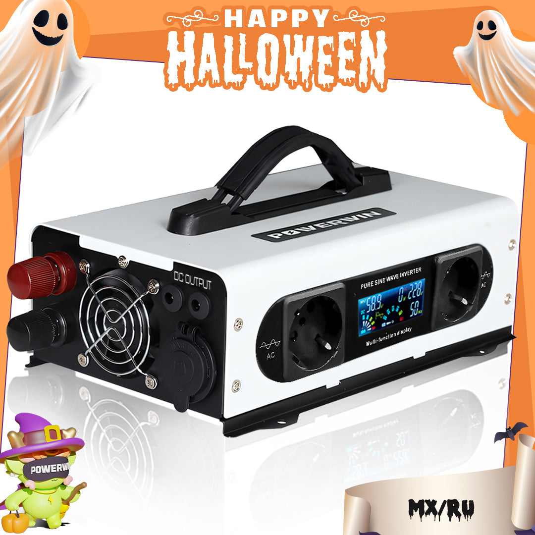 Pure Sine Wave, 93% Efficiency, Safe & Portable