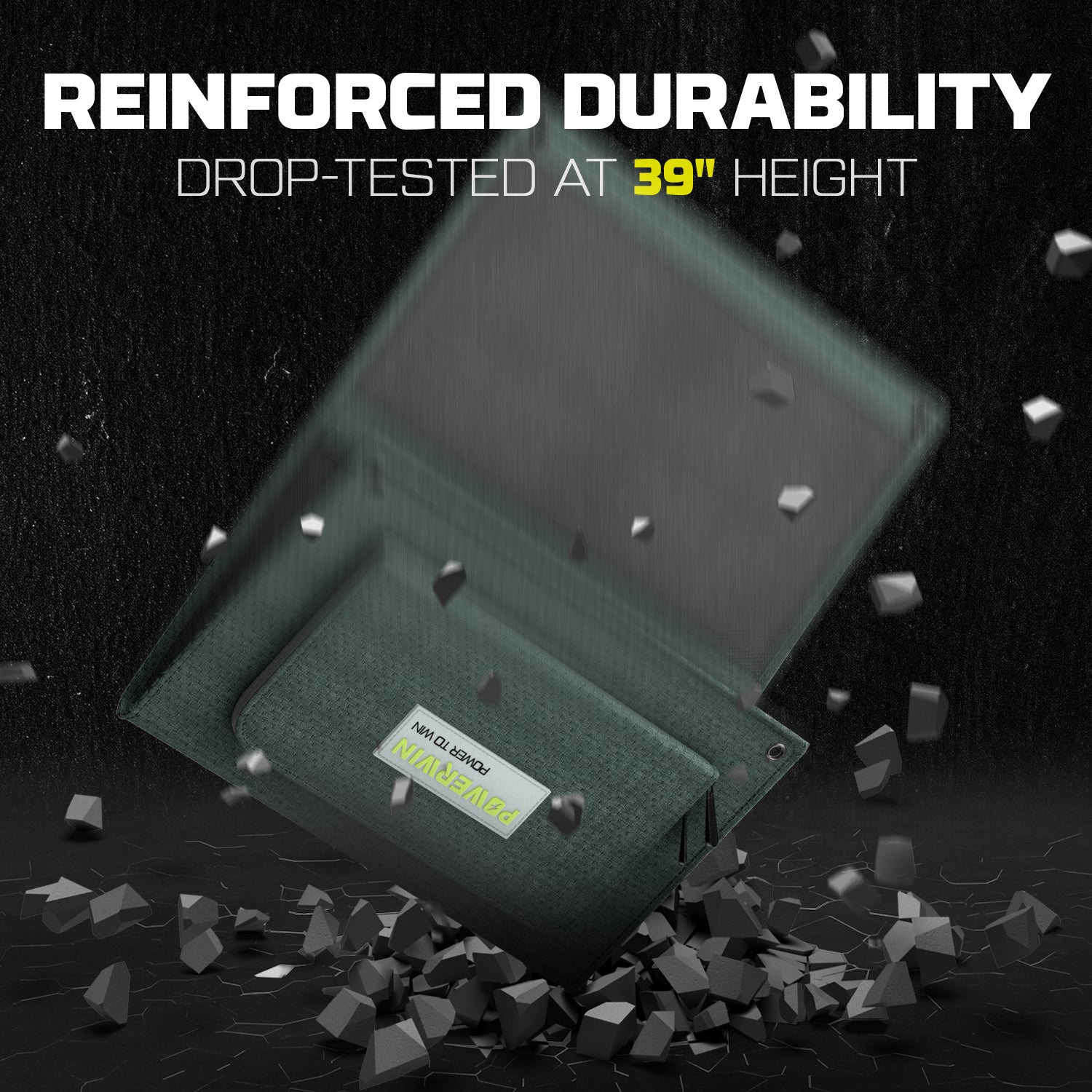 Powerwin PWS30 solar panel features an impact-resistant and durable design ideal for outdoor environments.