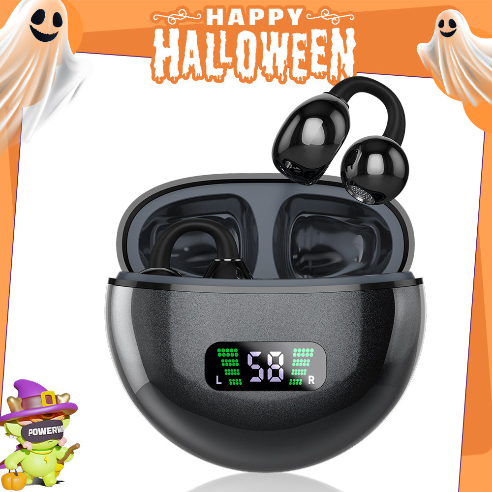 powerwin tws01 Bluetooth earphones design style of halloween